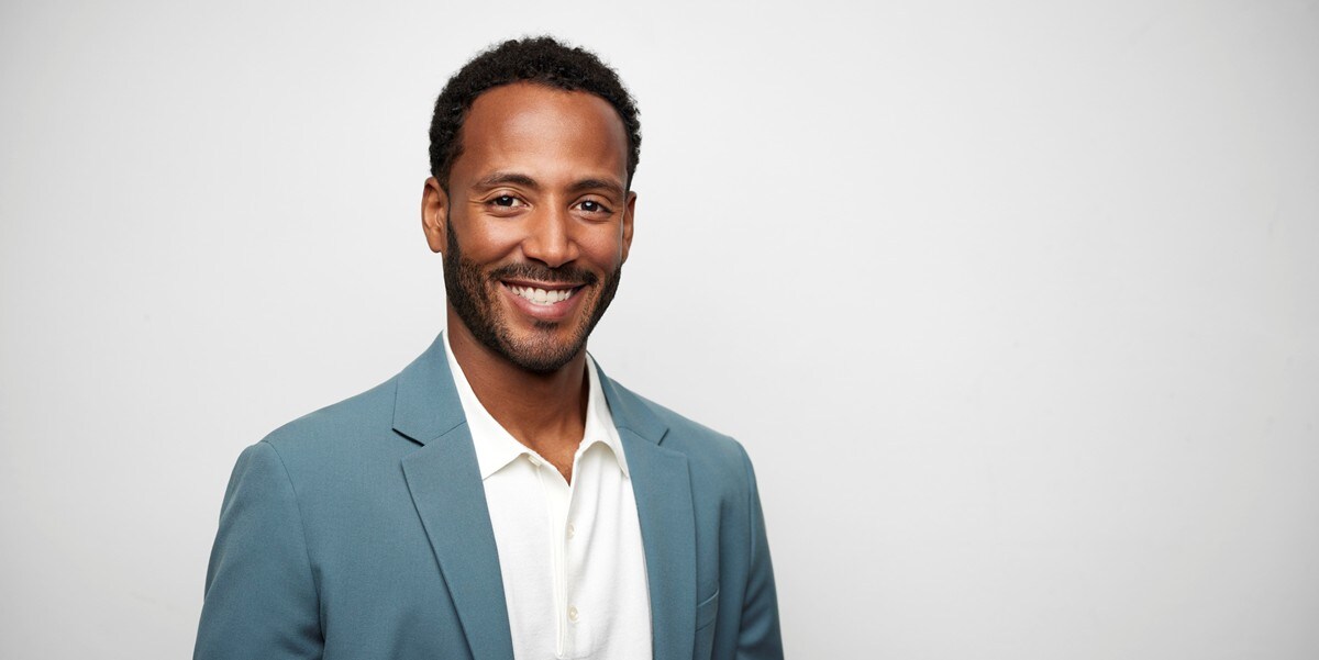 professional man smiling