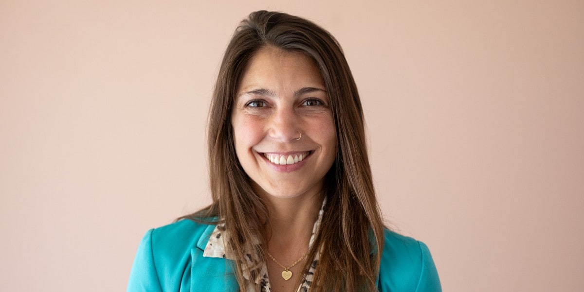 woman smiling